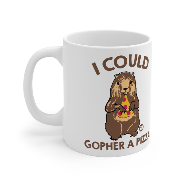 Gopher Pizza Ceramic Mug