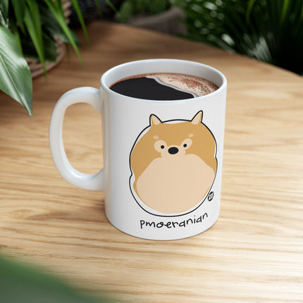 Dog Breeds Pomeranian Ceramic Mug