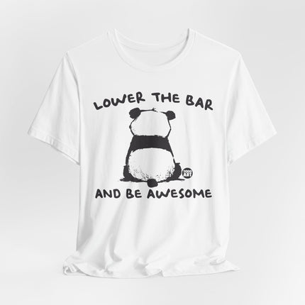 Lower Bar  Be Awesome Panda Tee, Funny Panda Tshirt