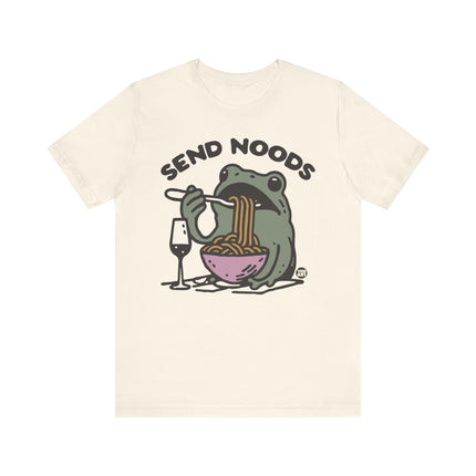 Send Noods Frog Tee, Funny Frog Send Noodles Tshirt