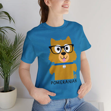 Bow Wow Meow Pomeranian Unisex Tee