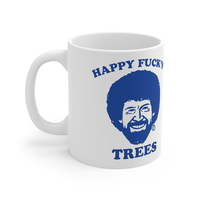 Bob Ross Trees Ceramic Mug