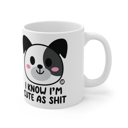 Cute As Shit Dog Ceramic Mug