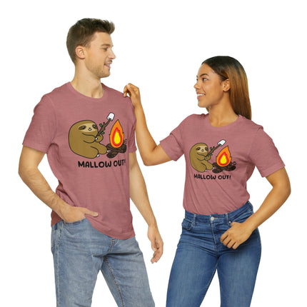 Sloth Campfire Mallow Out Unisex Tee