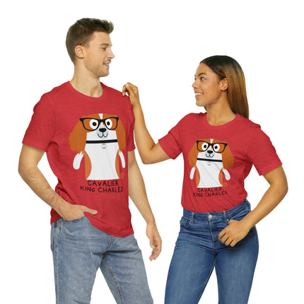 Bow Wow Meow Cavalier King Charles Unisex Tee