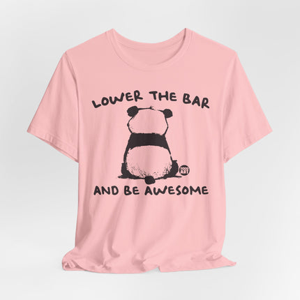 Lower Bar  Be Awesome Panda Tee, Funny Panda Tshirt