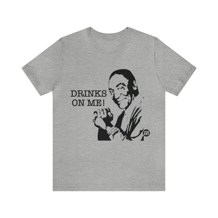 Drinks On Me Bill Cosby Unisex Short Sleeve Tee