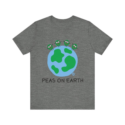 Cute "PEAS ON EARTH" Tee Shirt