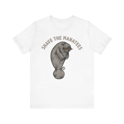 Funny "SHAVE THE MANATEES" Tee Shirt