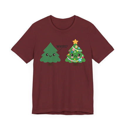 Funny "WHORE XMAS TREE"  ChristmasTee Shirt