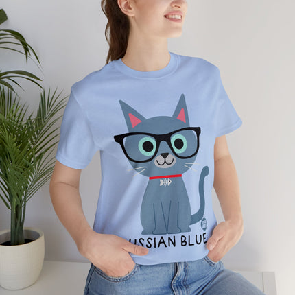 Bow Wow Meow Russian Blue Unisex Tee