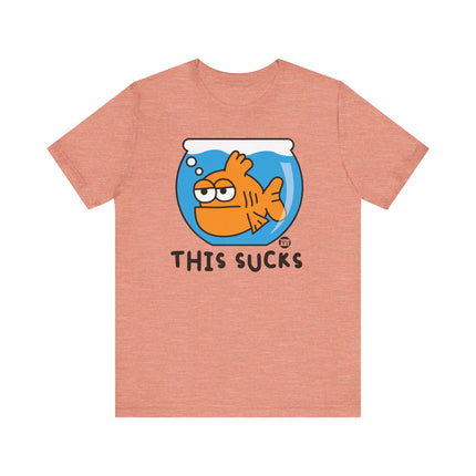 Funny "THIS SUCKS GOLDFISH" Tee Shirt