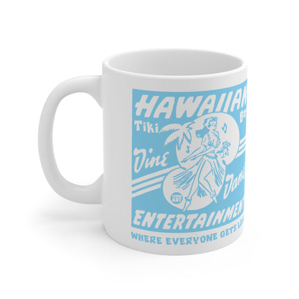 Retro Hawaiian Tiki Bar Ceramic Mug