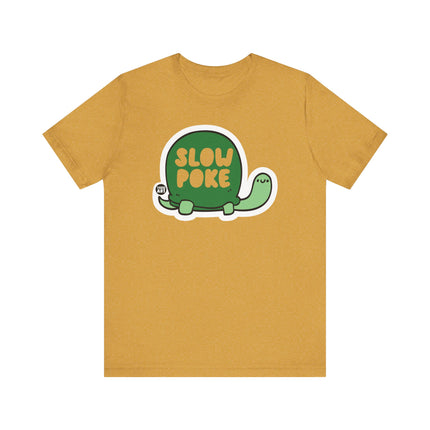 Cute "SLOW POKE" Turtle Tee Shirt