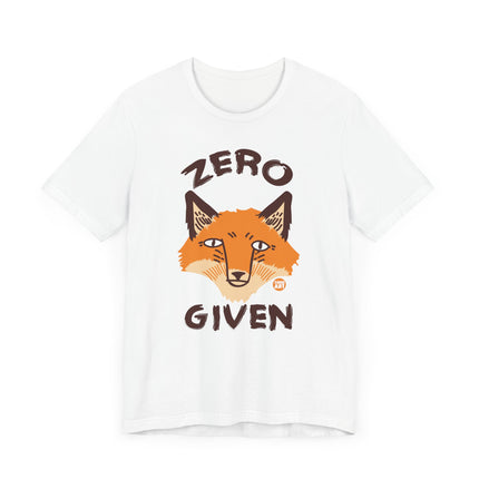 Funny "No Fox Given" Graphic Tee