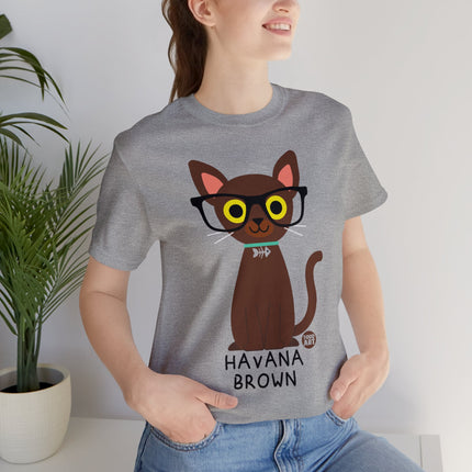 Bow Wow Meow Havana Brown Unisex Tee