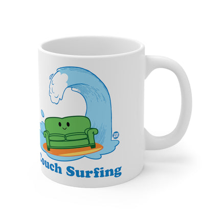 Coach Surfing Ceramic Mug