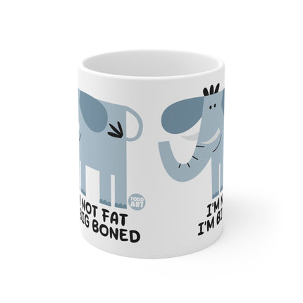 Not fat big boned elephant Ceramic Mug