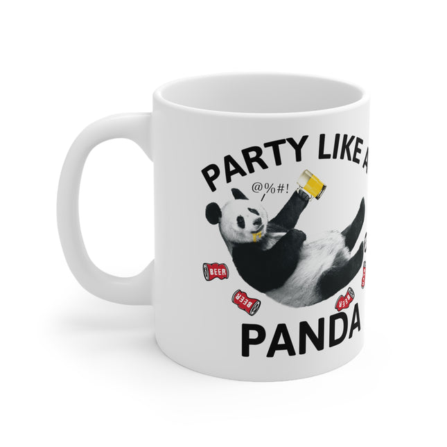 Party Like A Panda Ceramic Mug