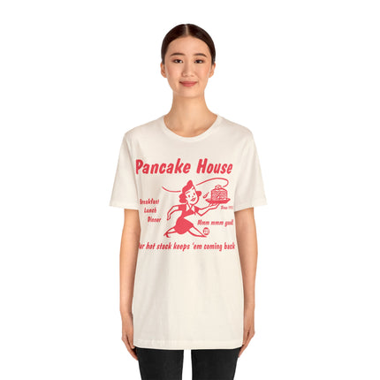 Retro Pancake House Unisex Short Sleeve Tee