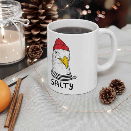 Salty Seagull Ceramic Mug