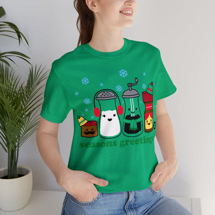 Seasons Greetings Christmas Unisex Tee