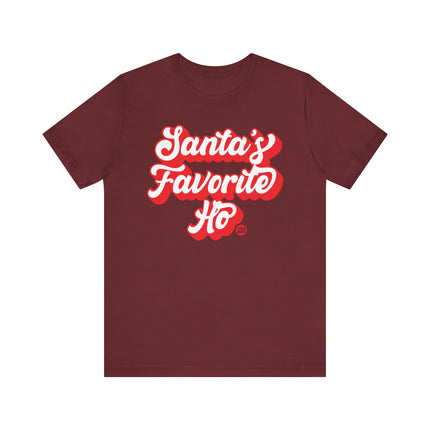 Funny "SANTA'S FAVORITE HO" Tee Shirt