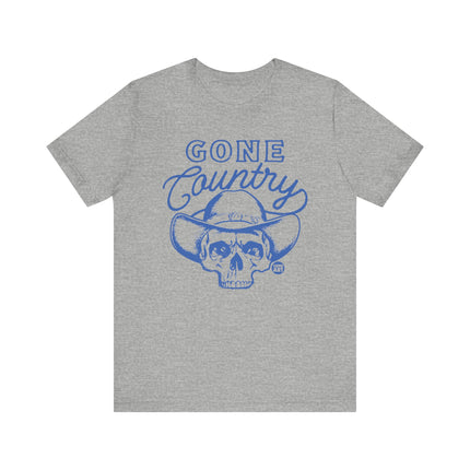 Gone Country Skull Tee, Funny Country Skull Tshirt