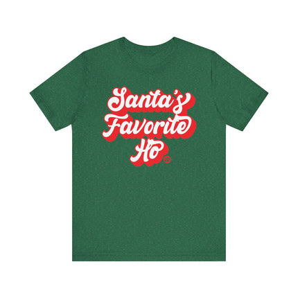 Funny "SANTA'S FAVORITE HO" Tee Shirt