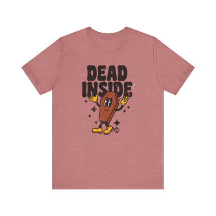 Dead Inside Coffin Tee, Funny Dead Inside Tshirt