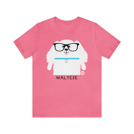 Bow Wow Meow Maltese Unisex Tee