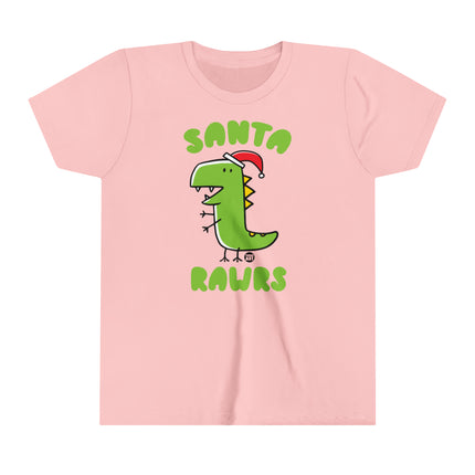 Santa Rawrs Kids Short Sleeve Tee