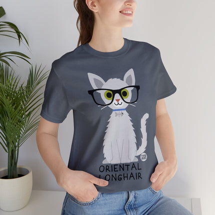 Bow Wow Meow Oriental Longhair Unisex Tee