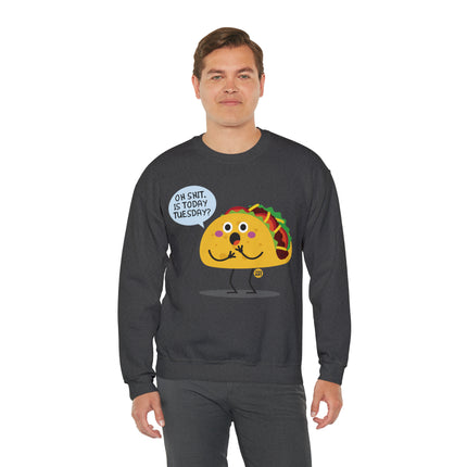 Oh Shit Taco Tuesday Crewneck Sweatshirt