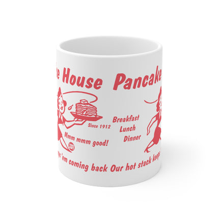 Retro Pancake House Ceramic Mug
