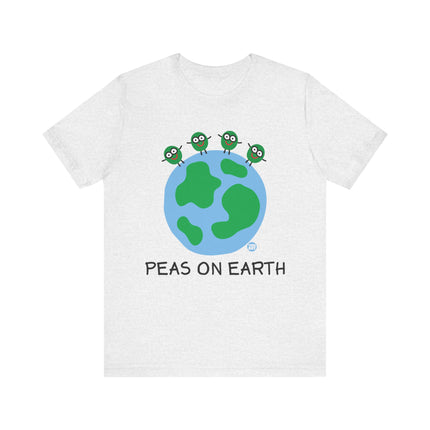 Peas on Earth Unisex Short Sleeve Tee