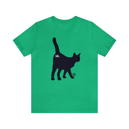 Cat Butt Hi Unisex Short Sleeve Tee