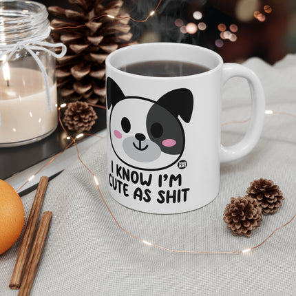 Cute As Shit Dog Ceramic Mug