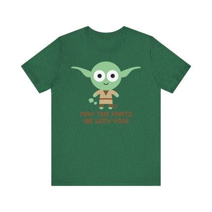 Funny Star Wars "May the Farts Be With You" Yoda Tee Shirt