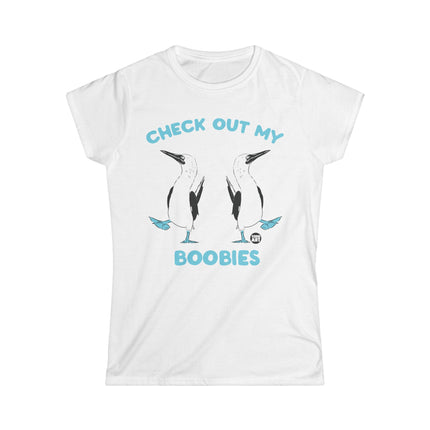 Check Out My Boobies Women's Softstyle Tee