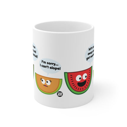 Can't Elope Canteloupe Ceramic Mug