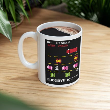 Goodbye Kitty Video Game Ceramic Mug