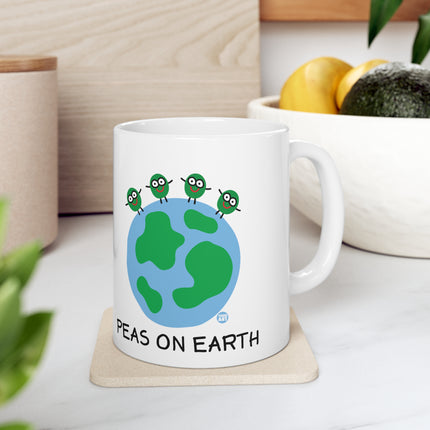 Peas on Earth Ceramic Mug