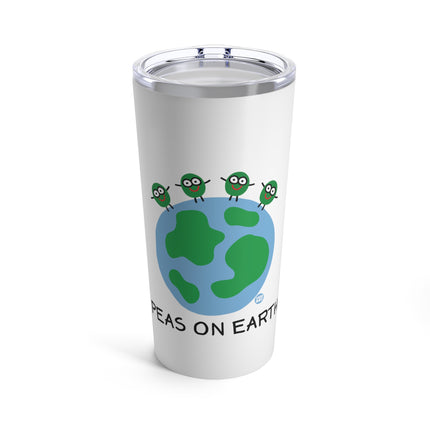 Peas on Earth Tumbler 20oz