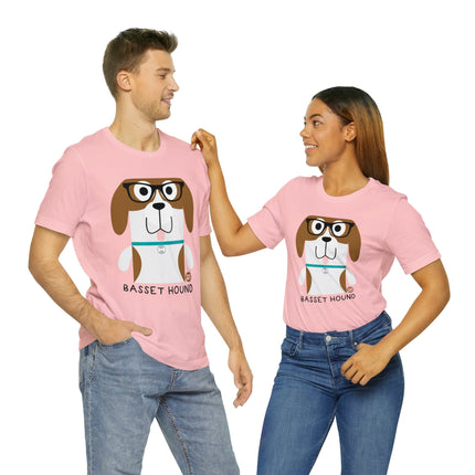 Bow Wow Meow Basset Hound Unisex Tee