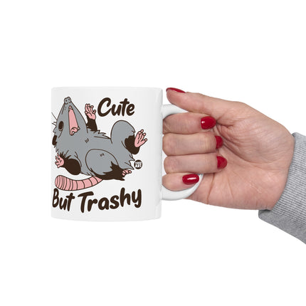 Cute but Trashy Baby Possum Ceramic Coffee Mug