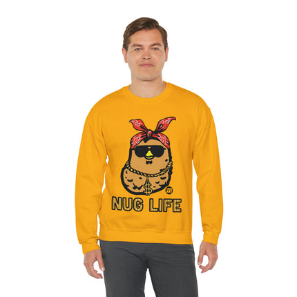 Nug Life Chicken Nugget Crewneck Sweatshirt