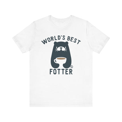 Funny "WORLDS BEST FOTTER OTTER" Tee Shirt