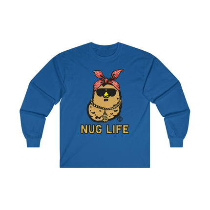 Nug Life Chicken Nugget Ultra Cotton Long Sleeve Tee