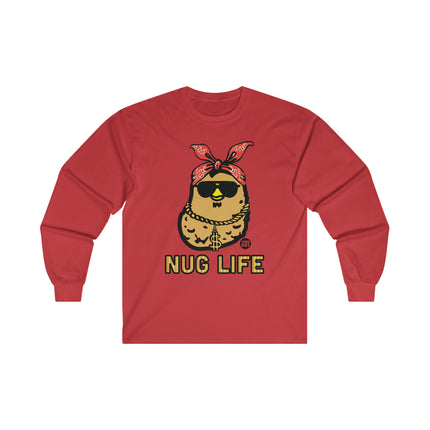 Nug Life Chicken Nugget Ultra Cotton Long Sleeve Tee